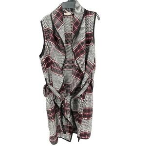 Etwo Cardigan Sleveleess‎ open front wome'ns size M